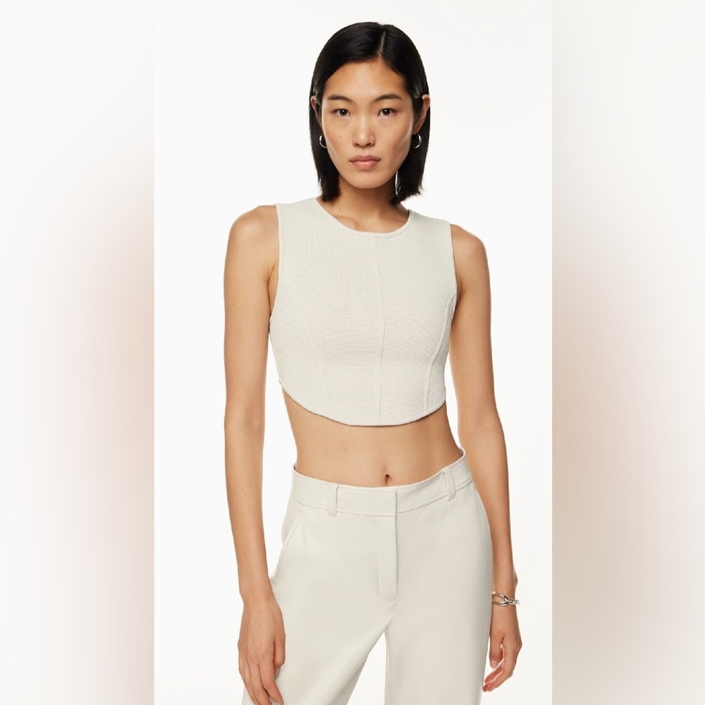 Babaton Gallery Sculpt Knit Seamed‎ Tank, Size S